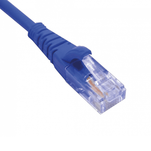 Cable Patch Inyectado Multifilar 2 Metros Azul CAT5E 1