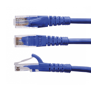Cable Patch Inyectado Multifilar 3 Metros Azul CAT5E