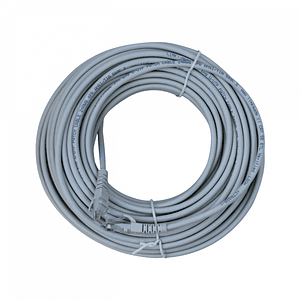 Cable Patch Inyectado Multifilar 20 Metros Gris CAT5E