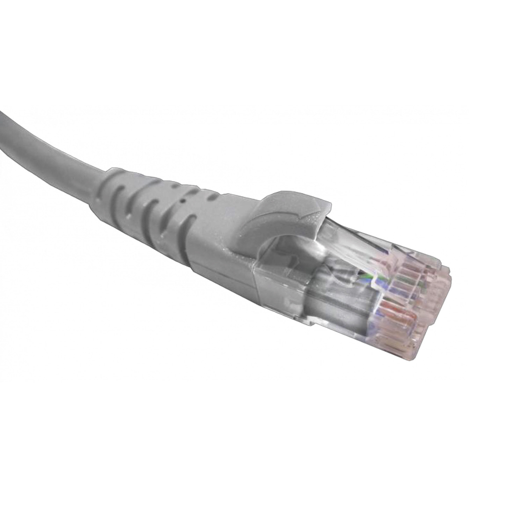 Cable Patch Inyectado Multifilar 3 Metros Gris CAT6 LSZH 1