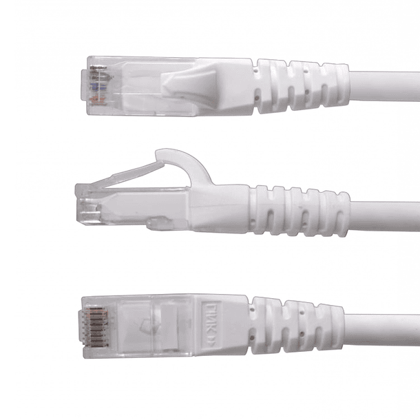 Cable Patch Inyectado Multifilar 7 Metros Blanco CAT6 LSZH 2