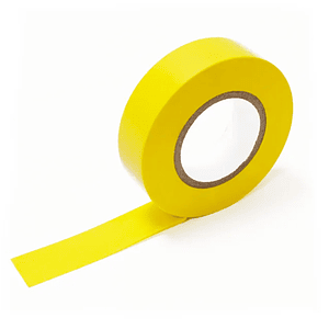 Cinta Aislante Auto Extinguible 19mm x 20mts Amarillo Lexo