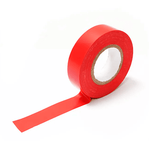 Cinta Aislante Auto Extinguible 19mm x 20mts Rojo Lexo