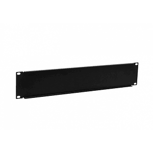 Tapa Cubre Espacio Rack 2U 19 Pulgadas Fierro Negro Linkmade