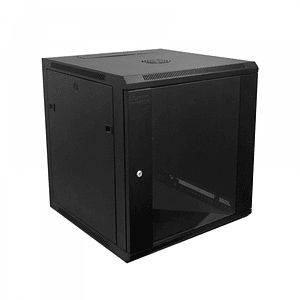 Rack Pared 12U Negro con chapa 60cm Fondo Linkmade