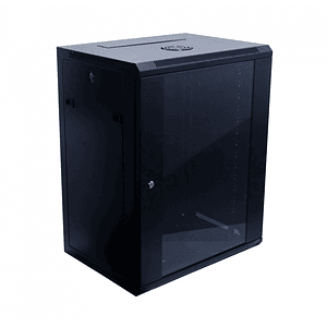 Rack Pared 15U Negro con chapa 45cm Fondo Linkmade