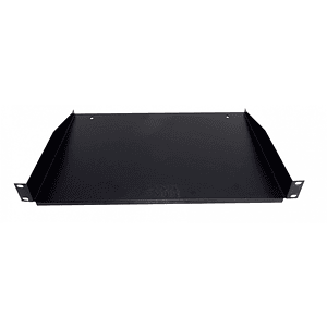 Bandeja Lisa Para Rack Negra 1U 30cm Fondo Linkmade
