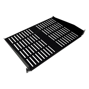 Bandeja Ventilada Negra para Rack 1U 30cm Fondo Linkmade
