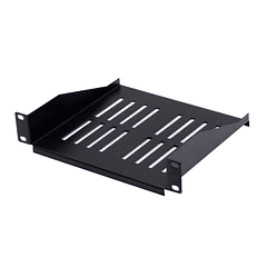 Bandeja Ventilada Negra para Rack 1U 10" Angosto Linkmade