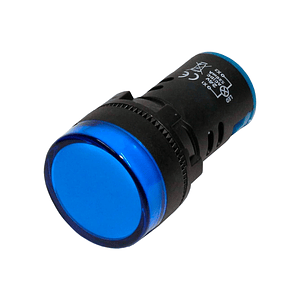 Luz Piloto LED 22mm 220V Azul IP54