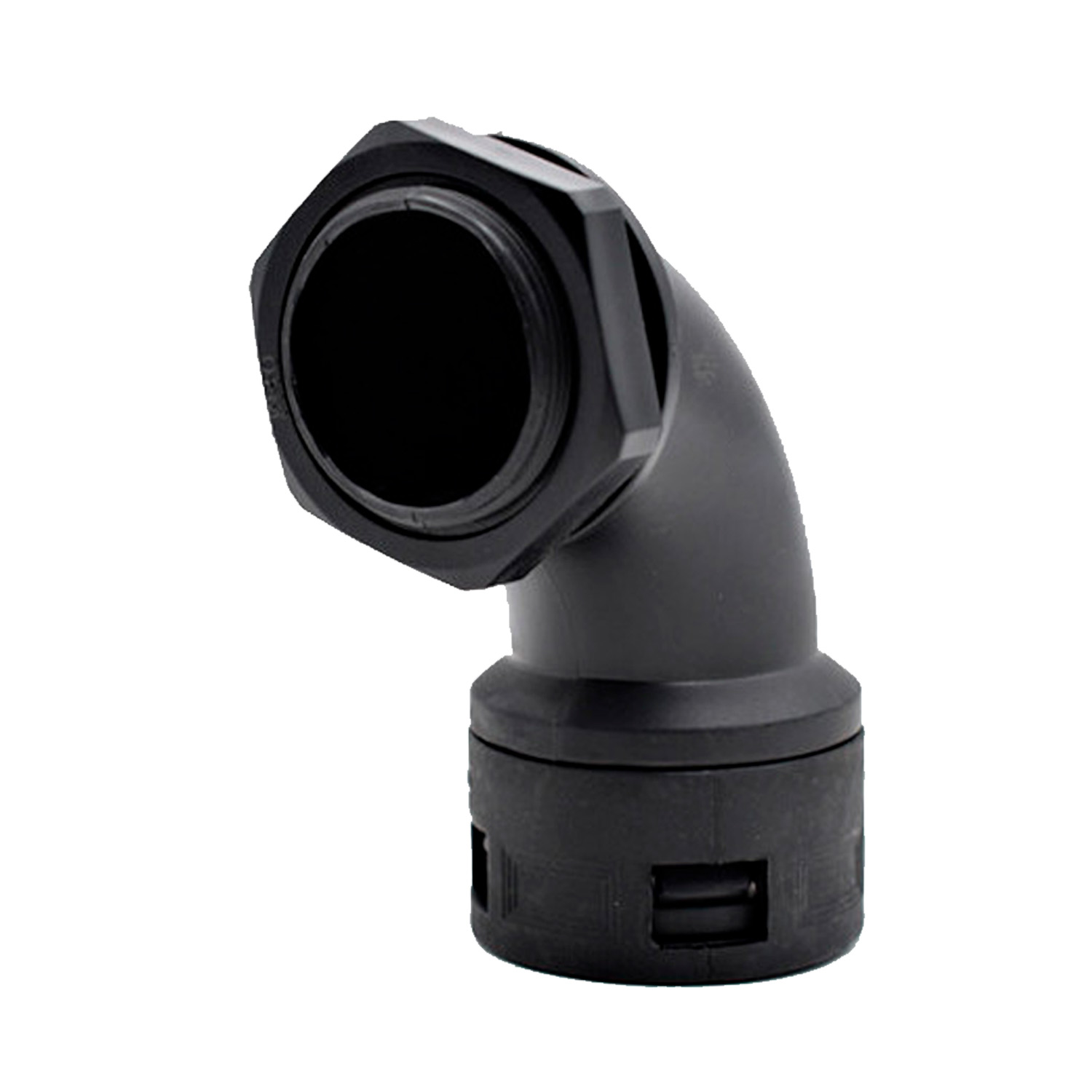 Codo Conector A Caja para Tuberia Corrugada 13mm
