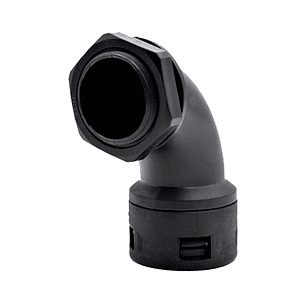 Codo Conector A Caja para Tuberia Corrugada 21mm
