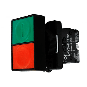 Pulsador Armado Doble 1NA+1NC Partir/Parar 22mm IP54