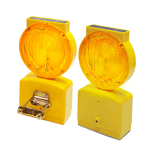 Lámpara Solar Destellante Amarilla