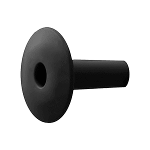 Pasamuro Plástico para Cable Color Negro (100 Unidades)