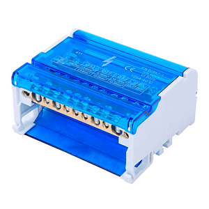 Repartidor Tetrapolar 11 Polos 125A a Riel DIN