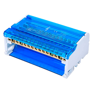 Repartidor Tetrapolar 15 Polos 125A a Riel DIN 