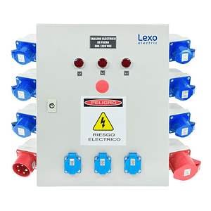 Tablero de Faena Metálico con Parada de Emergencia IP65