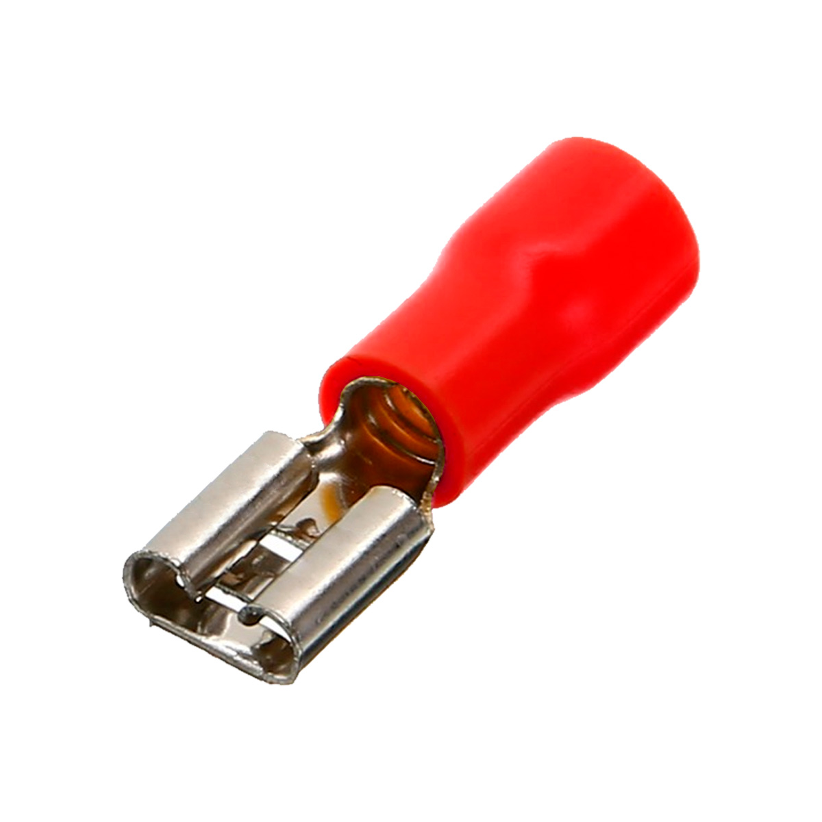 Terminales De Empalme A Tope - Paquete De 100, Rojo, 19A - Conectores De Cable Eléctrico A Prueba De Agua, Estañado Aislado De Engarce Eléctrico