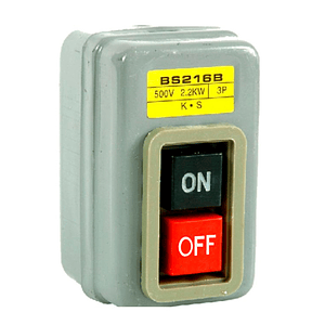 Interruptor Botonera 2.2Kw Partir Parar Caja Metálica 15A