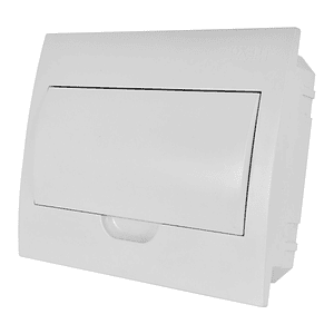 Tablero Embutido 12 Puestos Tapa Blanca Libre de Halógenos