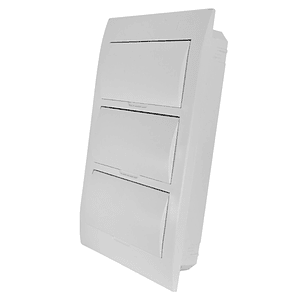 Tablero Embutido 36 Puestos Tapa Blanca Libre de Halógenos
