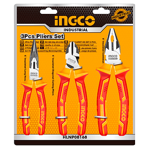 Set Alicates Industrial Aislado VDE 3 Piezas 1000V