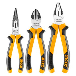 Set Alicates Industrial 3 Piezas 160-200mm