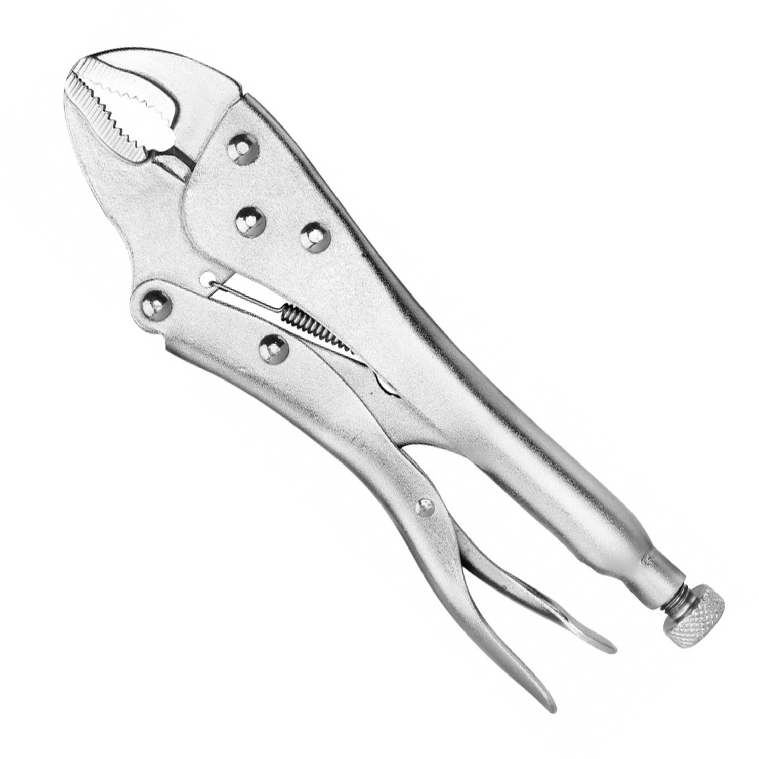 ALICATE CURVO INDUSTRIAL SEGURO SEEGER INTERNO 180MM/7" INGCO HCCP261804