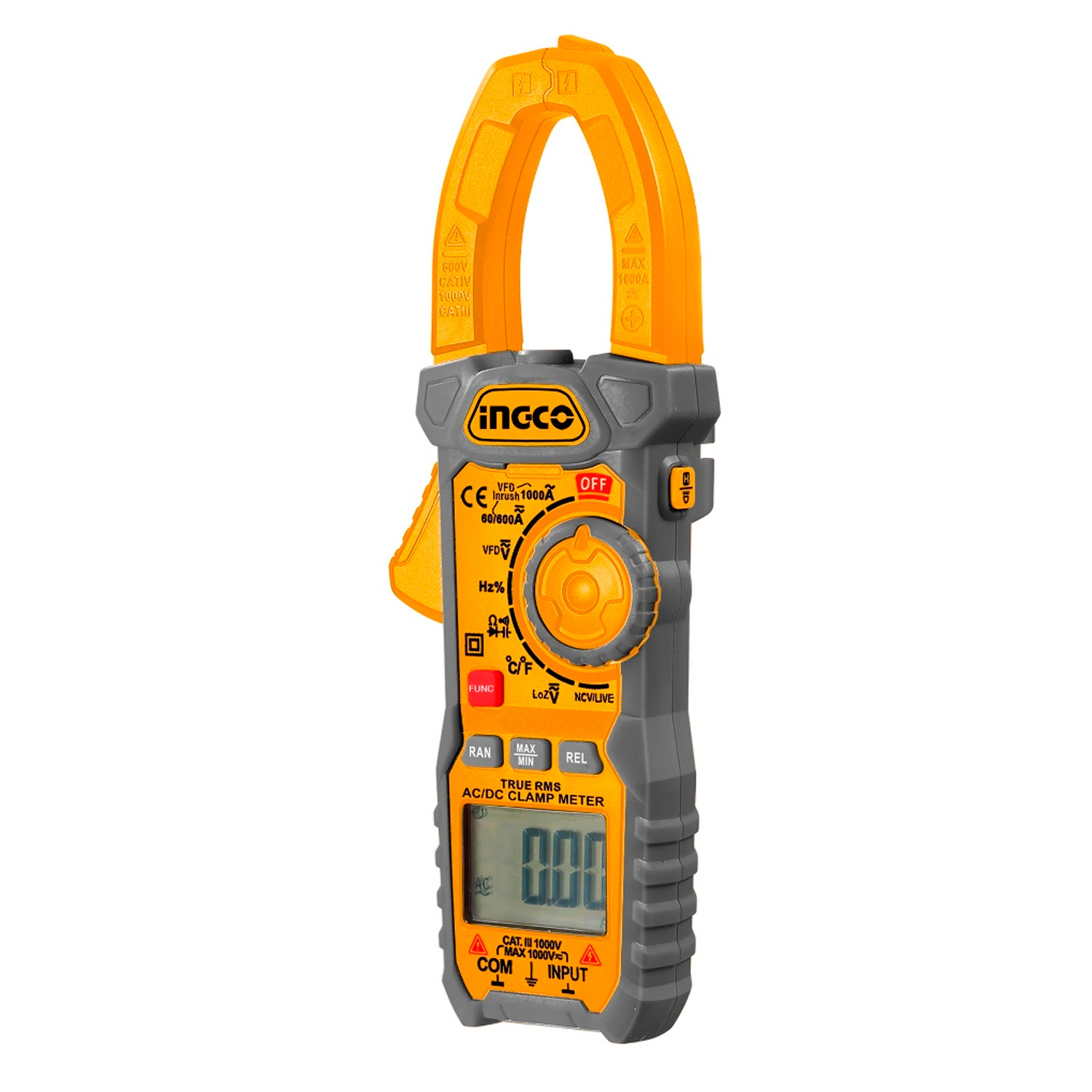 Amperímetro de Tenaza Multitester Digital 1000A 750V