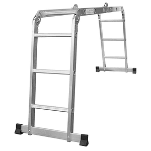 Escalera Multiproposito Aluminio 150Kg 4x3 12 Escalones