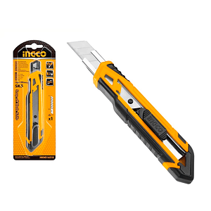 Cuchillo Cartonero Pulsador Plano 18x100mm