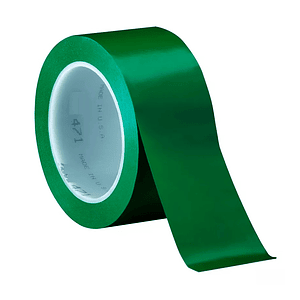 Cinta Adhesiva para Demarcación Verde 5cm x 30mts