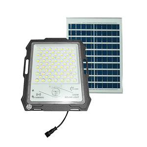 Proyector LED Solar Regulable 200W 3000K Impermeable