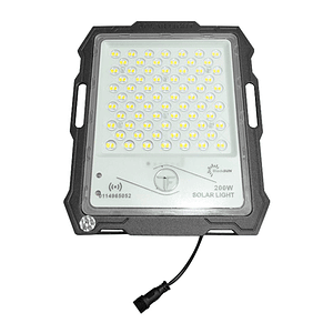 Proyector LED Solar Regulable 200W 3000K Impermeable