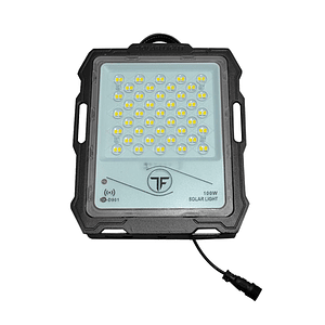 Proyector LED Solar Regulable 100w 3000K Impermeable