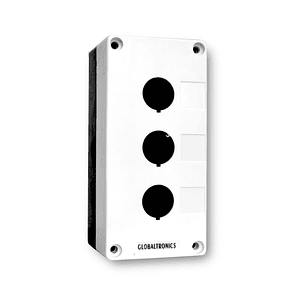 Caja Sobrepuesta 3 Perforaciones de PVC 22mm