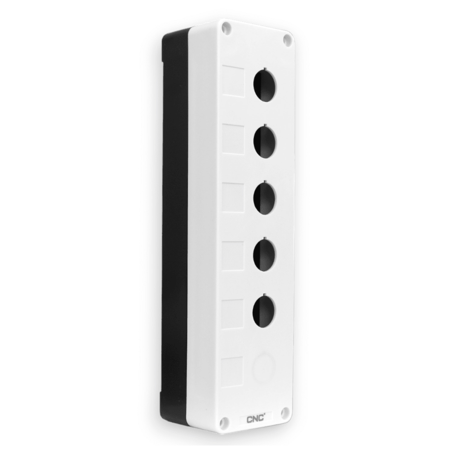 Caja Sobrepuesta 5 Perforaciones de PVC 22mm