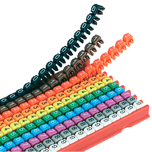 Marcadores para Cable 16-14 AWG (1.5-2.5mm²) 200 Digitos