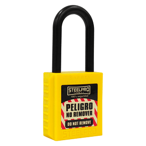 Candado de Seguridad Dieléctrico Steelpro Amarillo
