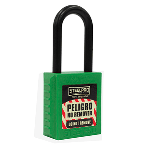 Candado de Seguridad Dieléctrico Steelpro Verde