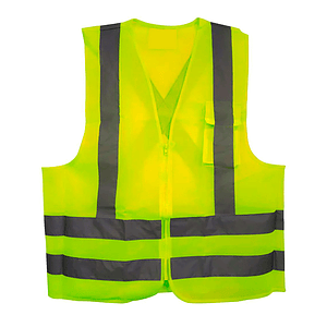 Chaleco Reflectante Alta Visibilidad Amarillo Fluor