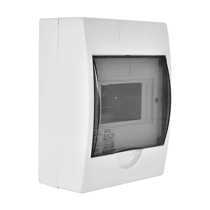 Tablero Sobrepuesto 6 Polos IP41 Tapa Color Humo