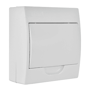 Tablero Sobrepuesto 8 Polos IP41 Tapa Color Blanco