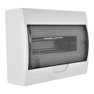 Tablero Sobrepuesto 12 Polos IP41 Tapa Color Humo