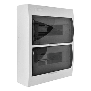 Tablero Sobrepuesto 24 Polos IP41 Tapa Color Humo