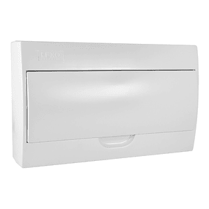 Tablero Sobrepuesto 18 Polos IP41 Tapa Color Blanco