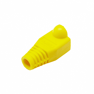 Capuchón para RJ45 Amarillo (Bolsa de 100 unidades)