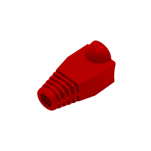 Capuchón para RJ45 Rojo (Bolsa de 100 unidades)