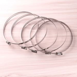 Abrazadera Metálica 105-127mm 5 Unidades